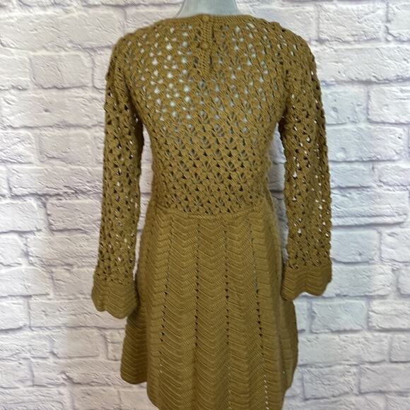 Vintage handmade OOAK crochet midi dress - Picture 2 of 7